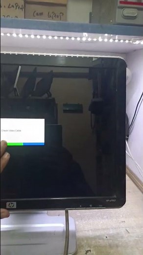 hp w1907 lcd monitor display problem repair #lcdrepair #w1907 #viralshort #laptoprepair #viralreels