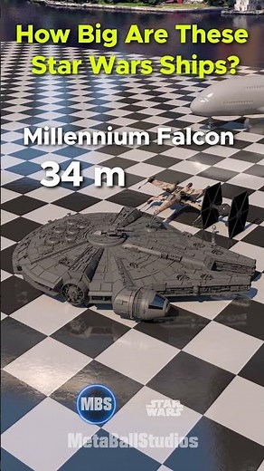 Star Wars Ships Size Comparison That Feels Unreal 🤯