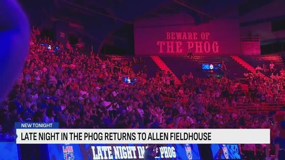 'Late night in the Phog' returns to Allen Field House