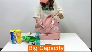 FIORETTO Womens Travel Bag Duffle Bag with Laptop Compartment, Water Resistant Gym Bag Weekend Bag Overnight Hospital Bag Holdall with Separated Shoes Compartment & Wet Pocket Olive Green