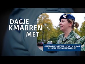 A day at the Royal Netherlands Marechaussee with Chief Warrant Officer Priscilla, senior trainer ...