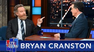 35K views · 819 reactions | Bryan Cranston shares the story behind the plot of his new film, “Jerry and Marge Go Large,” in which his character puts his math skills to extremely good use. Check out “Jerry and Marge Go Large” when it premieres this Friday on Paramount+! | The Late Show with Stephen Colbert | Facebook