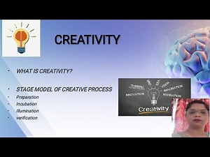 CREATIVITY:: INTRODUCTION, DEFINITION, STAGE MODEL OF CREATIVE PROCESS. NET,SET, BA, MA PSYCHOLOGY..