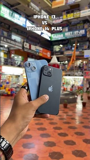iPhone 14 Plus Vs iPhone 13🔥 #iphone14plus #iphone13