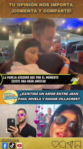 ¿Rahab enamorada? 🥺❤️ #amor #pareja #reality #tv #farandula #polemica #ecuador #show #showec #showecuador