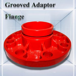 [Hot Item] FM/UL 300 Psi Grooved Adaptor Flange -ANSI Class 150