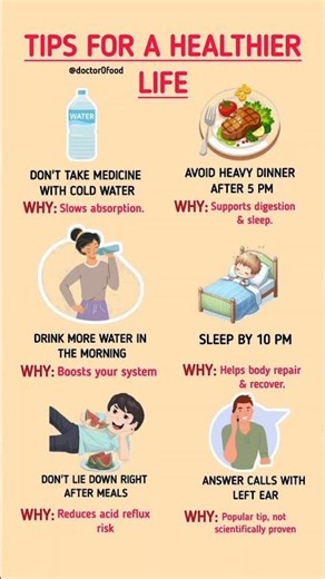 Simple Health Tips for a Healthier Life | Daily Habit That Improve Your Health Naturally #healthtips