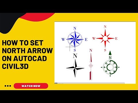 True North | how to set true north, north arrow on autocad civil3d |