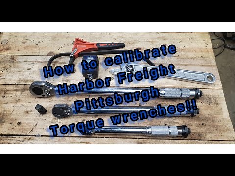 harbor freight pittsburgh torque wrench how to calibrate! super easy!!😁😁