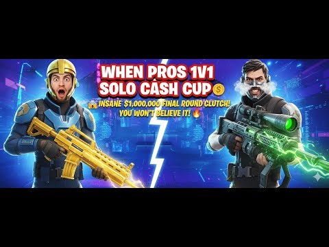 When PROS 1V1 in Solo Cash Cup #1