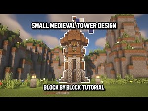 Minecraft | Small Medieval Tower | Tutorial