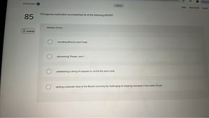 Portuguese exploration accomplished all of the following EXCEPT... | Filo