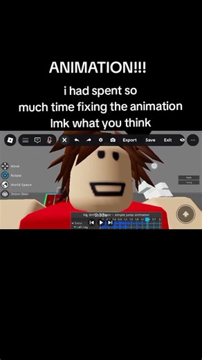 Making an animation!1!11! #roblox #rblx #robloxedit #animation #robloxanimation #fypシ #jump #jumping