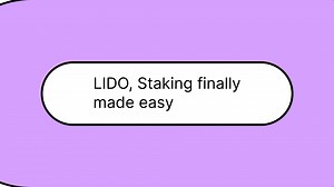 4 comments | Lido is a game changer in the #crypto world, allowing...
