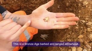 Ruby really struck gold with this one! Okay not actual gold, but equally as exciting – a Bronze Age Beaker pot! ⚱️ Our team in Hampshire were thrilled to uncover a prehistoric barrow and a number of beautifully decorated pots from the Beaker period, along with barbed and tanged arrowheads and stone wristguards. These are now back at the lab with our specialists for further analysis and we can’t wait to find out more... | Wessex Archaeology