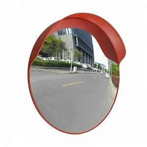[Hot Item] 17.5 Inches Convex Mirror Wide Angel Road Safety 45cm Traffic Mirror Blind Spot Curved Driveway