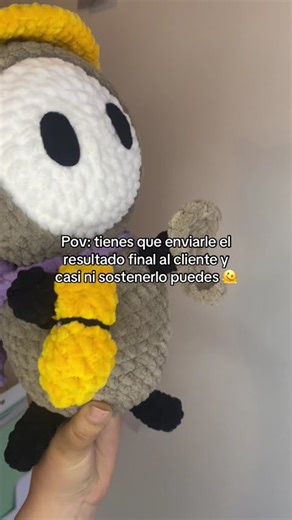 Ya dolían mucho las manitas 🥹 #crochet #emprender #plushies #amigurumi