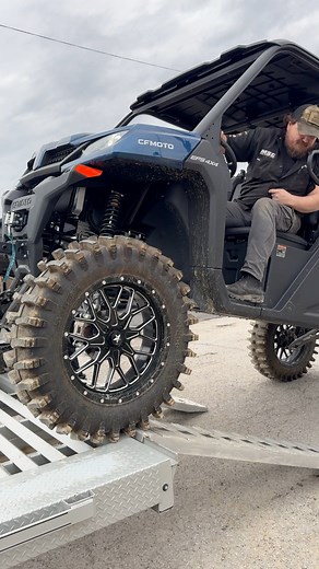 This CFMOTO UFORCE crew cab is a Beast on the Moorhead Off-Road Engineering 6” Lift 💪 #cfmoto #beastmode #offroad #4x4 #mudding | Real Talk Powersports