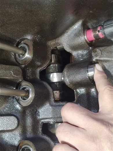 trying to get rid of the sluggage So I can get oil to the rocker arms.