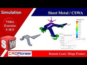 SolidWorks Simulation / Sheet Metal 02 / CSWA-SI