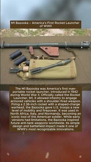M1 Bazooka – America’s First Rocket Launcher of WWII | History & Facts