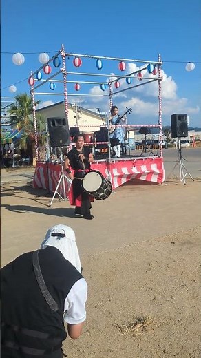 令和８年 滝流太朗和太鼓＆染行エリカ三味線の演舞
