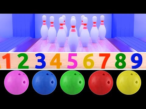 Binkie TV - Learn Numbers with Bowling Ball For Kids Fun