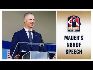 Joe Mauer's Full National Baseball Hall of Fame Speech