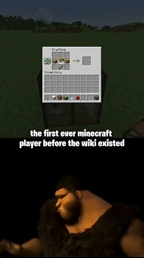 first minecraft player 😅