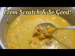 Homemade Split Pea Soup the Old-Fashioned Way | Budget-Friendly & Delicious