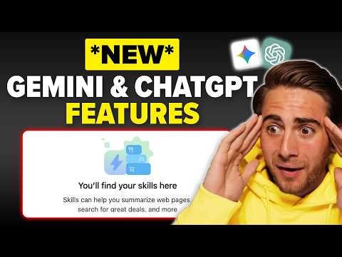 Google Gemini & ChatGPT’s New Features Are CRAZY! (New Skills Features)