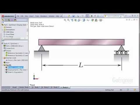 SOLIDWORKS Quick Tip - Pinned-End Support (BEAM Elements)