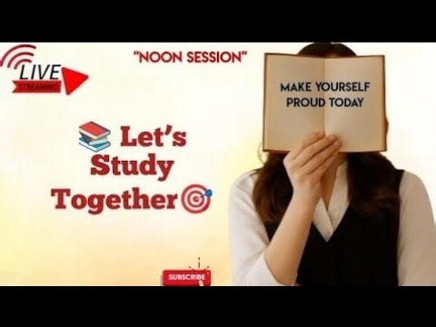 Study with me live | Afternoon Hustle | Real-Time Focus + Accountability | #studywithme #livestream