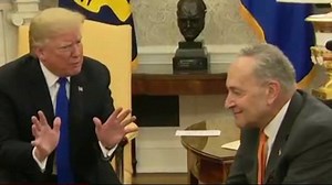 1.4M views · 5.8K reactions | “I am proud to shut down the government for border security, Chuck … I will take the mantle, I will be the one to shut it down,” President Donald Trump says to Senate Democratic Leader Senator Chuck Schumer. cnn.it/2rwsqG7 | CNN Replay | Facebook