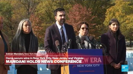 Replay: Zohran Mamdani announces his co-chairs in first press conference since election