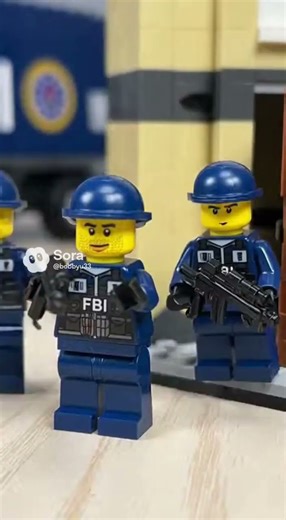 The Lego FBI raid set