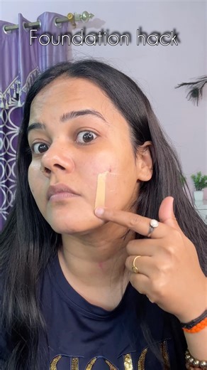 Foundation hacks✨ how to fix light foundation very easy ✅ #foundation #makeup #makeuphacks #explore
