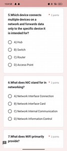 1:04:58品 49635.Which device connects2 points multiple devic... | Filo