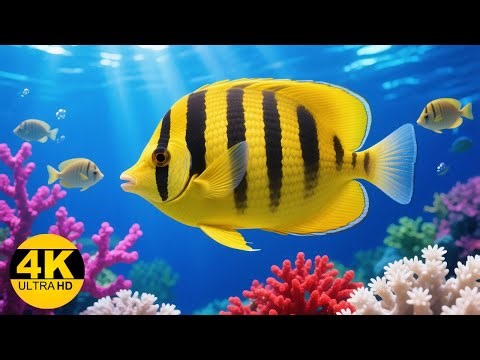 Ocean Life 4K: Exploring the Blue Kingdom | Cinematic Underwater Documentary | Relaxing Sounds