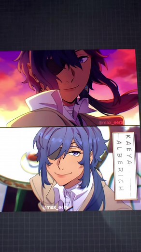 Fanart of Kaeya as Dazai in Genshin Impact