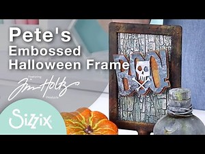 Papercraft Halloween Decoration using the New Tim Holtz Collection