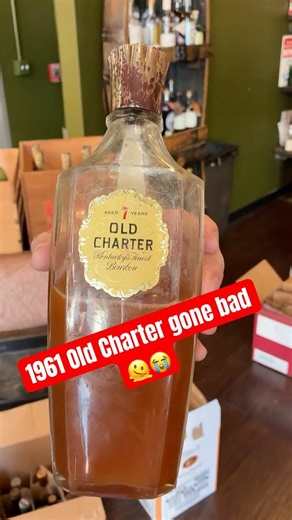 1961 Old Charter gone bad 😭🫠