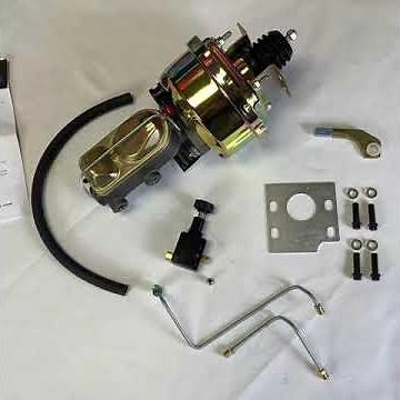 FC0042HK 1964-66 Mustang with Manual Transmission, V8 Power Brake Booster kit - LEED Brakes