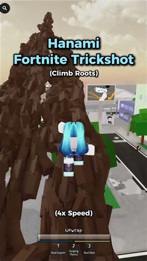 Hanami Trickshot (JJS) #jjs #jujutsushenanigans #jujutsukaisen #jjk #jjkgame #roblox #hanami #shorts