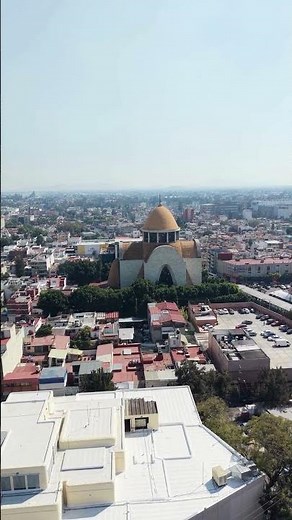 Aerial Drone View of Busy Roads in Mexico City Traffic From Above 4K
