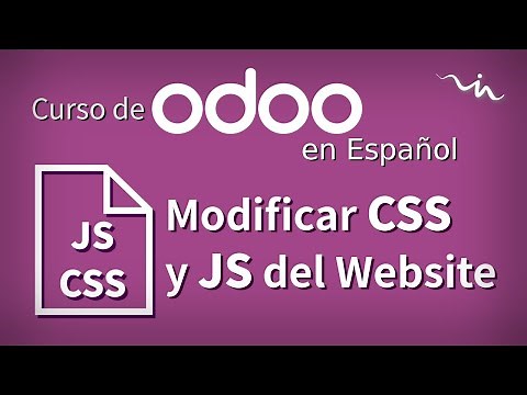 Cursos Odoo - Cómo modificar CSS y JavaScript del Website
