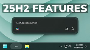 【如何启用】Windows 11 25H2 新功能： 全新任务栏搜索（包含 Copilot ）