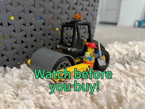 LEGO City Steamroller Set Review | Construction Vehicles | Super Fun to Add to Your Lego City!