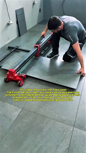Titan Laser Tile Cutter Demonstration – Ultra-Precise Manual Tile Cutting for Professionals