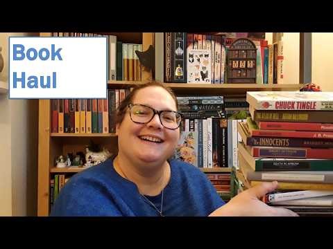 Book haul - library, used & new